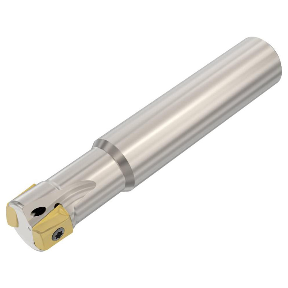 Seco Indexable Square-Shoulder End Mill: R217.94-1616.0-08-2A, 16 mm Cut Dia, 8 mm Max Depth of Cut, 16 mm Dia Cylindrical Shank - 02827519