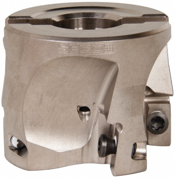 Seco Indexable Square-Shoulder Face Mill:  R220.69-02.50-18-6AN,  2-1/2'' Cut Dia,  0.7500" Arbor Hole Dia,  0.6690" Max Cutting Depth - 02694981