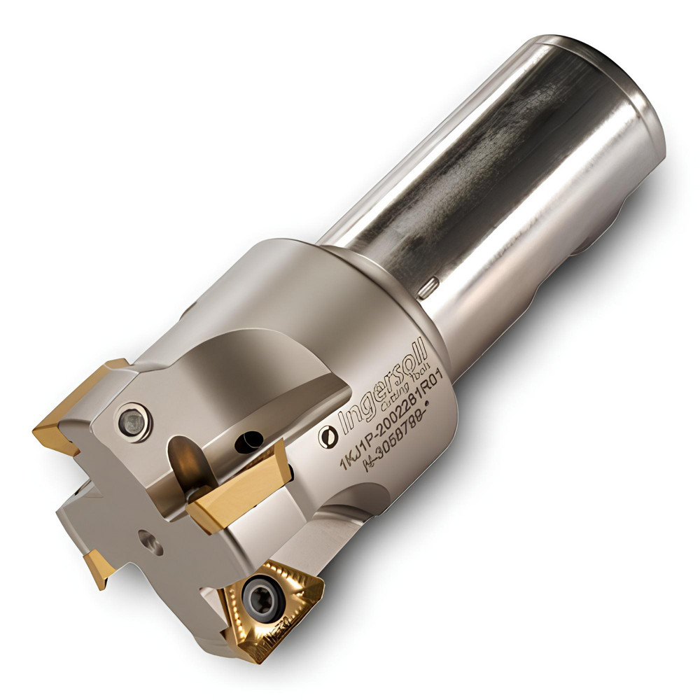 Kennametal Indexable Square-Shoulder End Mill: M1D125E1404CV40L300, 1-1/4" Cut Dia, 14.48 mm Max Depth of Cut, CAT 40 Taper Shank - 2624248
