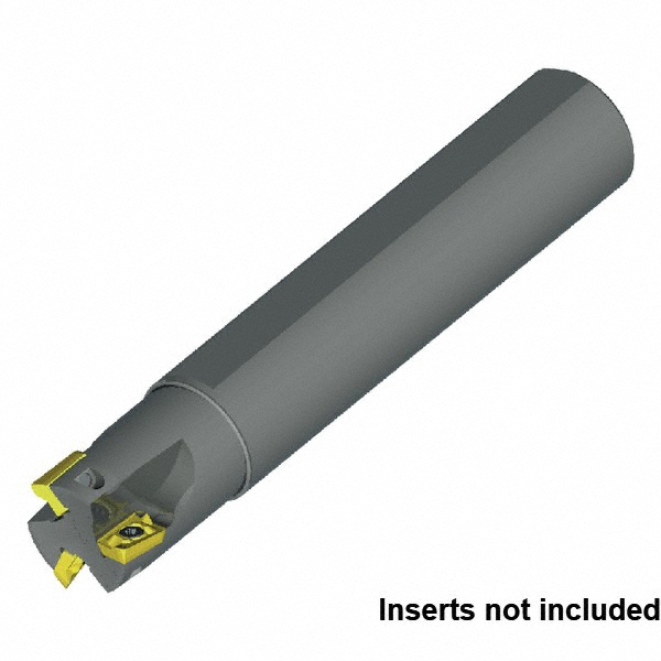 Kennametal Indexable Square-Shoulder End Mill:  KIEX80R100AD1604,  1.0000'' Shank Dia,  Cylindrical Shank - 2383977