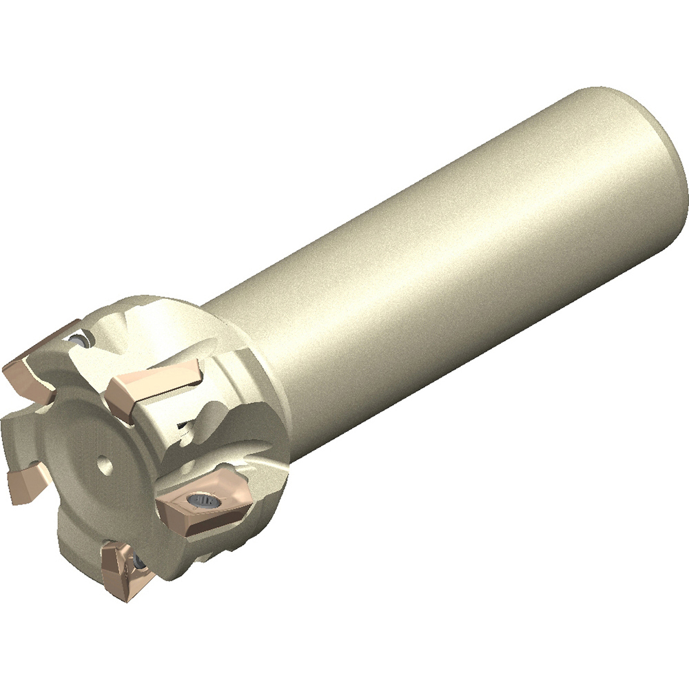 Walter Indexable Square-Shoulder End Mill: M4258-080-C8-03-80-B, 80 mm Cut Dia, 83 mm Max Depth of Cut - 7457942