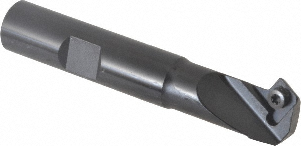 Kennametal 45° Lead Angle, 1.26" to 1.812" Cut Dia, 1-1/4" Shank Dia, Indexable & Chamfer End Mill - 1817940