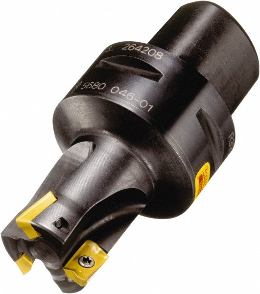 Seco 44mm Cut Dia, 16mm Arbor Hole Dia, 9mm Max Depth, Indexable Square-Shoulder Face Mill - 02969079