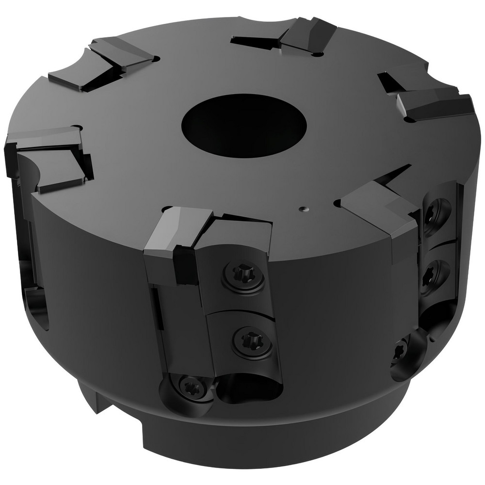 Seco 80mm Cut Dia, 27mm Arbor Hole Dia, 14mm Max Depth, Indexable Square-Shoulder Face Mill - 00063812