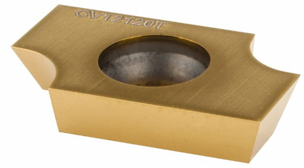 Cutting Tool Technologies 0.12" Cut Radius, 1" Dia, 0.55" Max Depth, 1" Shank Dia, Indexable Concave Radius Cutter - CAV-360C