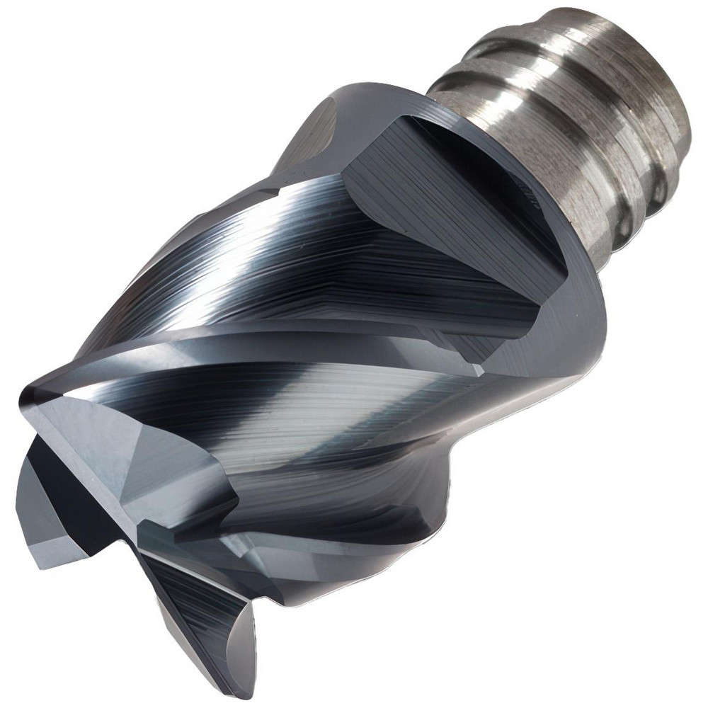 Ingersoll Cutting Tools Indexable Square-Shoulder End Mill: 1TJ1Q-1204281R01, 10.92 mm Max Depth of Cut, 1-1/4" Dia Weldon Flat Shank - 3031343