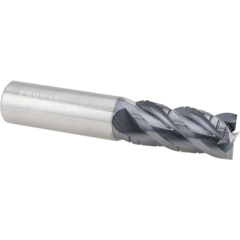 Seco Indexable Square-Shoulder End Mill: R217.69-00.75-3-12-2A, 3/4" Cut Dia, 0.433" Max Depth of Cut, 3/4" Dia Weldon Flat Shank - 02628260
