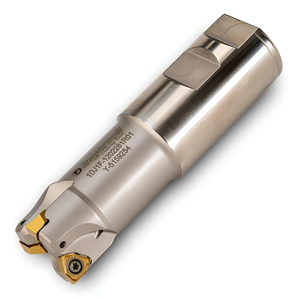 Tungaloy Indexable Square-Shoulder End Mill: EPTN12U1.25C1.25R03N, 1-1/4" Cut Dia, 0.433" Max Depth of Cut, 1-1/4" Dia Straight Shank - 6730276