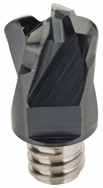 Iscar Indexable High-Feed End Mill: FFEWXD1.5052.5W1.2505, 1-1/2" Cut Dia, 1-1/4" Shank Dia, Weldon Flat Shank - 3105553