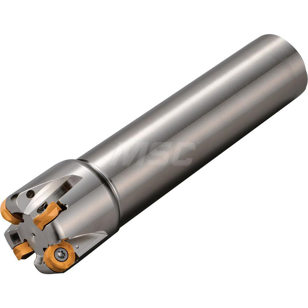 Kennametal Indexable Copy End Mill: 1-1/2" Cut Dia, 0.25" Max Depth of Cut, Through Coolant - 5175038