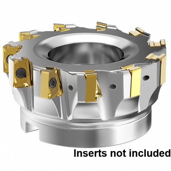 OSG 3" Cut Dia, 1" Arbor Hole Dia, 2.48" Max Depth, Indexable Square-Shoulder Face Mill - 7800808