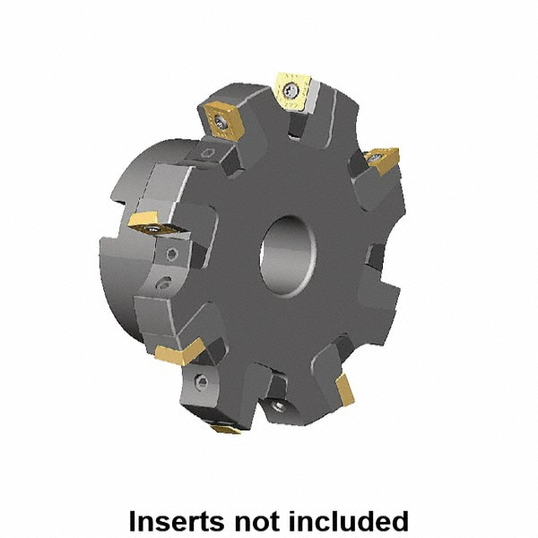 Kennametal Indexable Slotting Cutter: 18.00 mm Cutting Width, 160.00 mm Cutter Dia, 43.41 mm Depth of Cut, 43.41 mm Depth of Cut, Neutral - 2443473