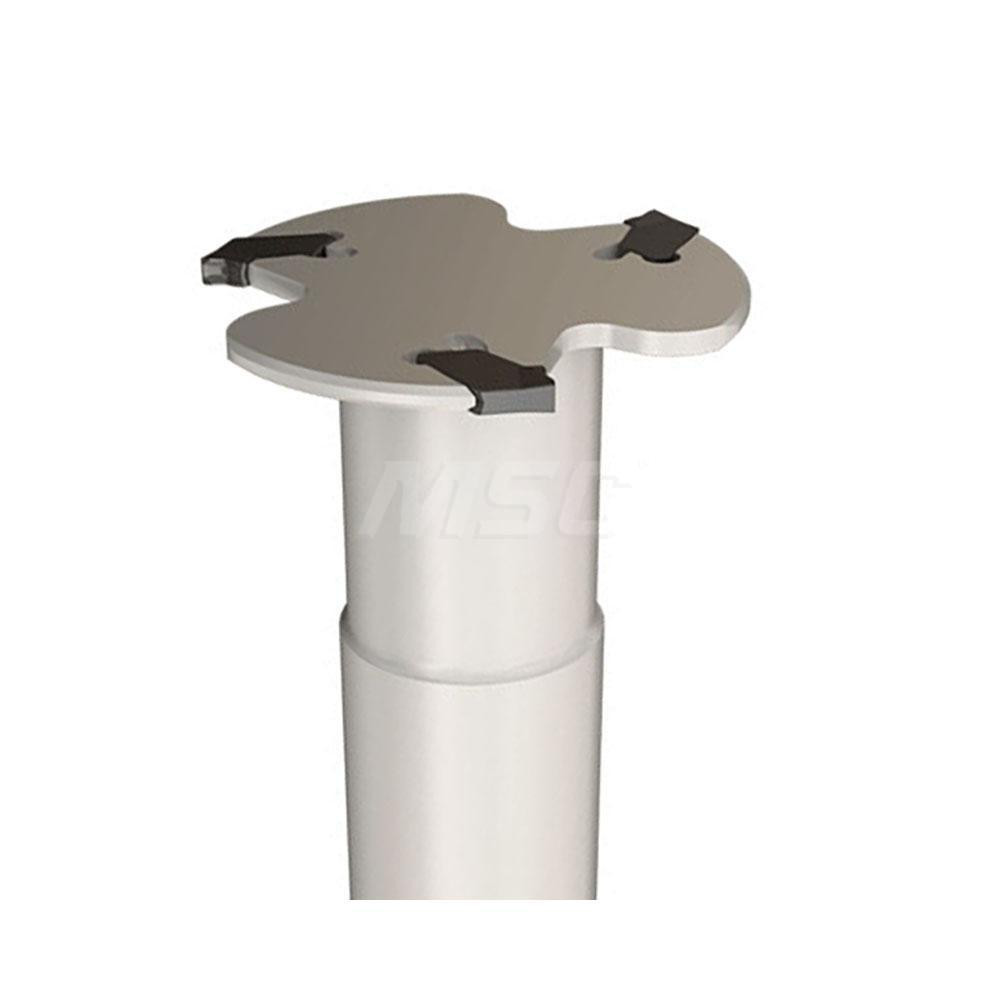 Iscar Indexable Slotting Cutter: 0.0590" Cutting Width, Shank Connection, 0.6300" Shank Dia, Right Hand - 2302438