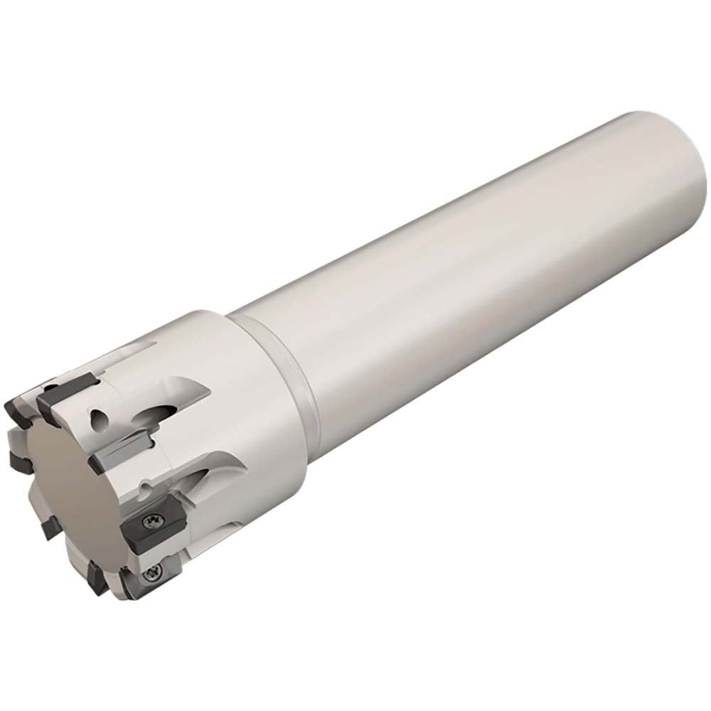 Iscar Indexable Square-Shoulder End Mill:  HPE90AND122C1207C,  Cylindrical Shank - 3103369
