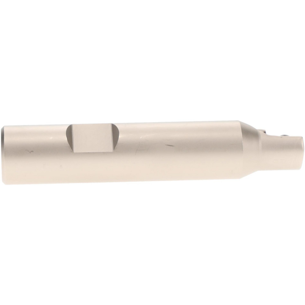 Iscar Indexable Square-Shoulder End Mill: HM90 E90A-D.50-1-W.62, 1/2" Cut Dia, 0.394" Max Depth of Cut, 5/8" Dia Weldon Flat Shank - 3101944