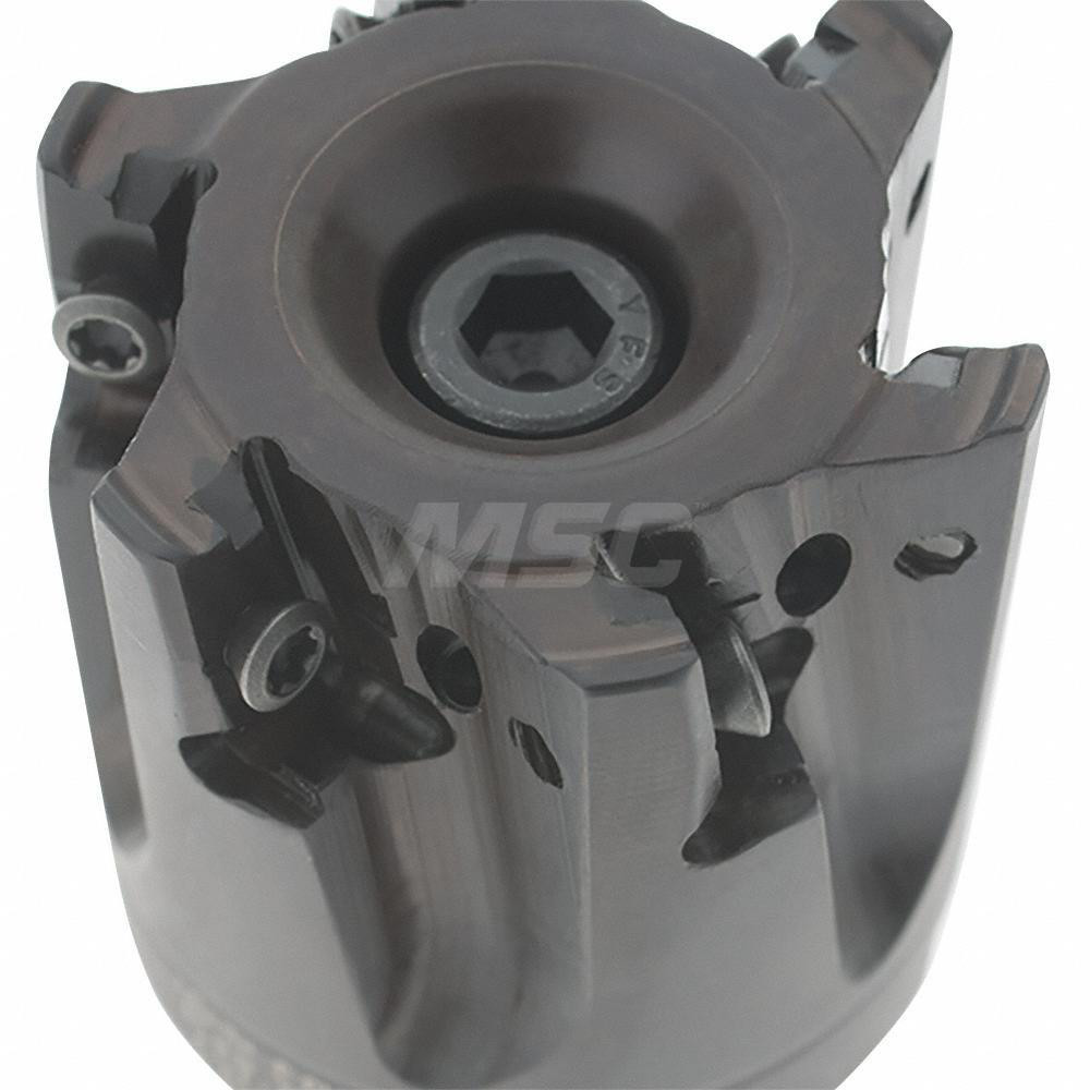Kennametal 1-1/2" Cut Dia, 1/2" Arbor Hole Dia, 11mm Max Depth, Indexable Square-Shoulder Face Mill - 6139922