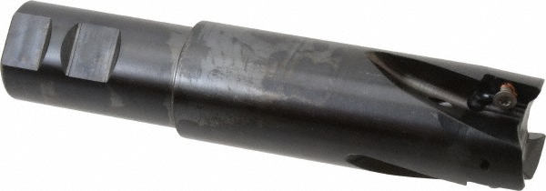 OSG Indexable Square-Shoulder End Mill: PSFL09R150FA125-3-43, 1-1/2" Cut Dia, 1.693" Max Depth of Cut, 1-1/4" Dia Weldon Flat Shank - 53200003