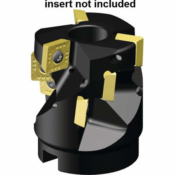 Kennametal 80mm Cut Dia, 32mm Arbor Hole Dia, 61.65mm Max Depth, Indexable Square-Shoulder Face Mill - 2400695