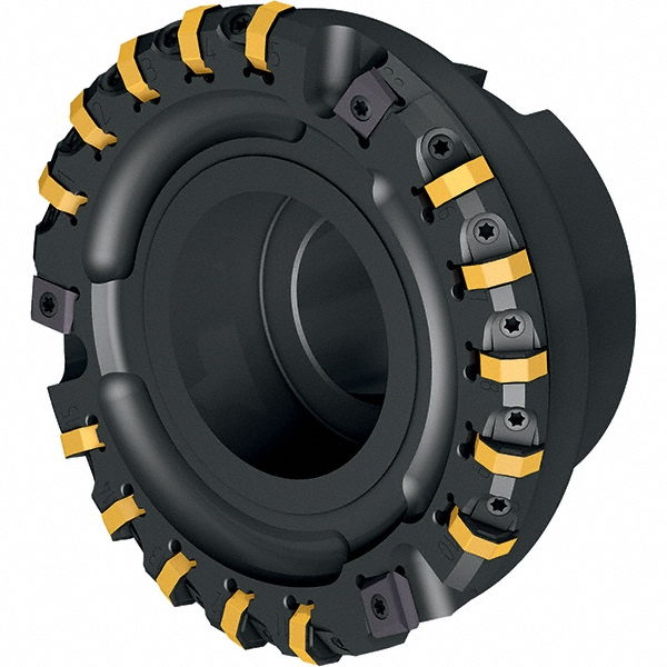 Walter 50.01mm Cut Dia, 22mm Arbor Hole Dia, 8.41mm Max Depth, Indexable Square-Shoulder Face Mill - 6556151