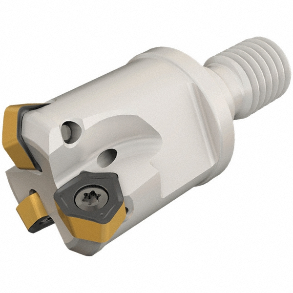 Sandvik Coromant 10° Lead Angle, 1.0551" Cut Dia, Indexable & Chamfer End Mill - 5739899