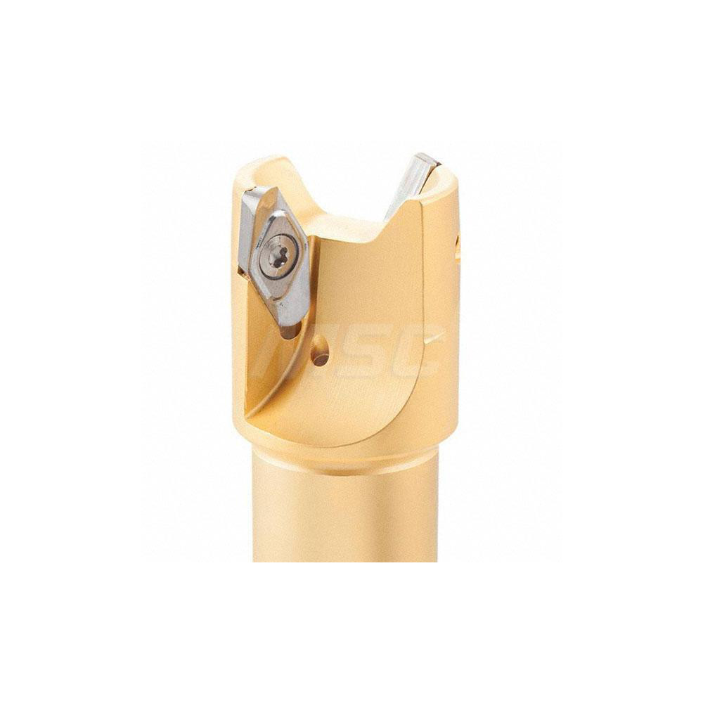 Iscar 2.37, 2.42, 2.51" Cut Dia, 3/4" Arbor Hole, 2.5mm Max Depth of Cut, 42° Indexable Chamfer & Angle Face Mill - 3181230
