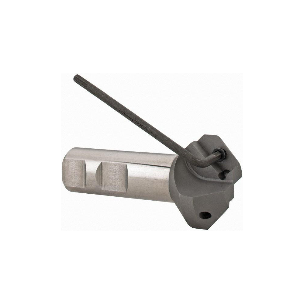 Everede Tool 45° Lead Angle, 0.688" to 1.471" Cut Dia, 3/4" Shank Dia, Indexable & Chamfer End Mill - 01269