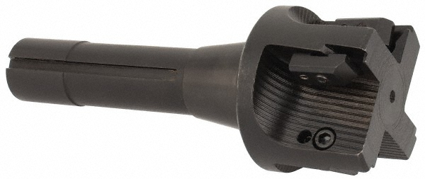 APT Indexable Square-Shoulder End Mill: EM125-R8 1-1/4XR8 SH, 1-1/4" Cut Dia, 0.65" Max Depth of Cut, R8 R8 Shank - EM125-R8