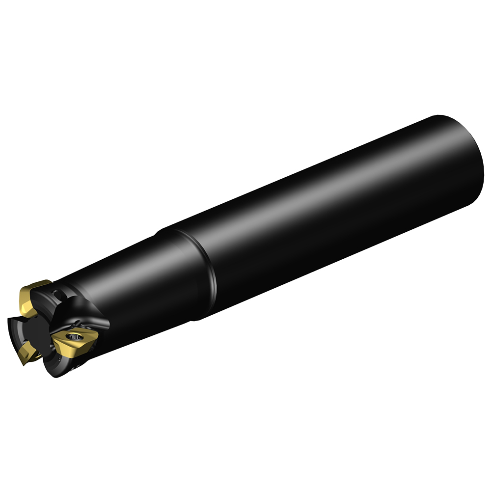 Iscar Indexable High-Feed Face Mill: 37.7 to 52 mm Cut Dia, 22 mm Arbor Hole - 3323461