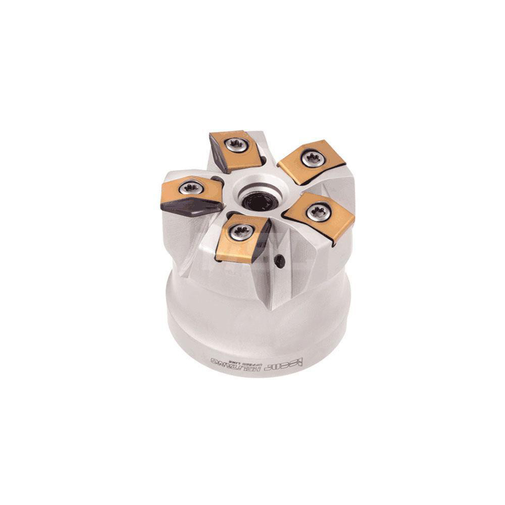 Iscar Indexable High-Feed Face Mill: 48 to 63 mm Cut Dia, 22 mm Arbor Hole - 3346891