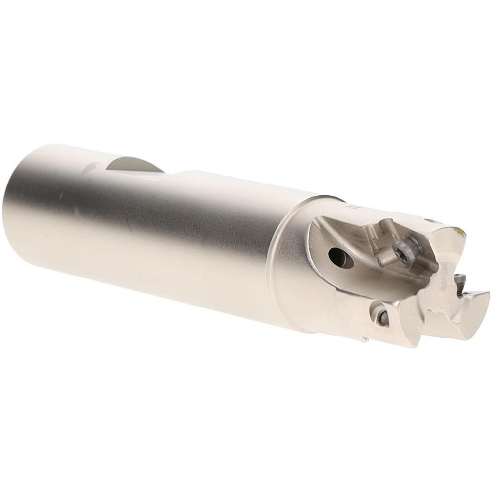 Kennametal Indexable Square-Shoulder End Mill:  KISR075AD160F3R,  0.7500'' Shank Dia,  Weldon Flat Shank - 2494463