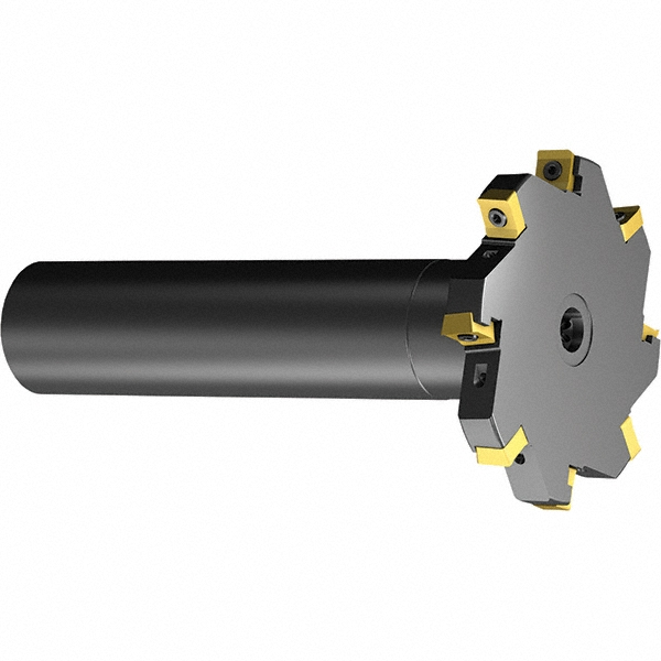 Iscar Indexable Slotting Cutter: 0.2760" Cutting Width, Weldon Connection, 0.7870" Shank Dia, 4.0160" Shank Length, Right Hand - 3106149