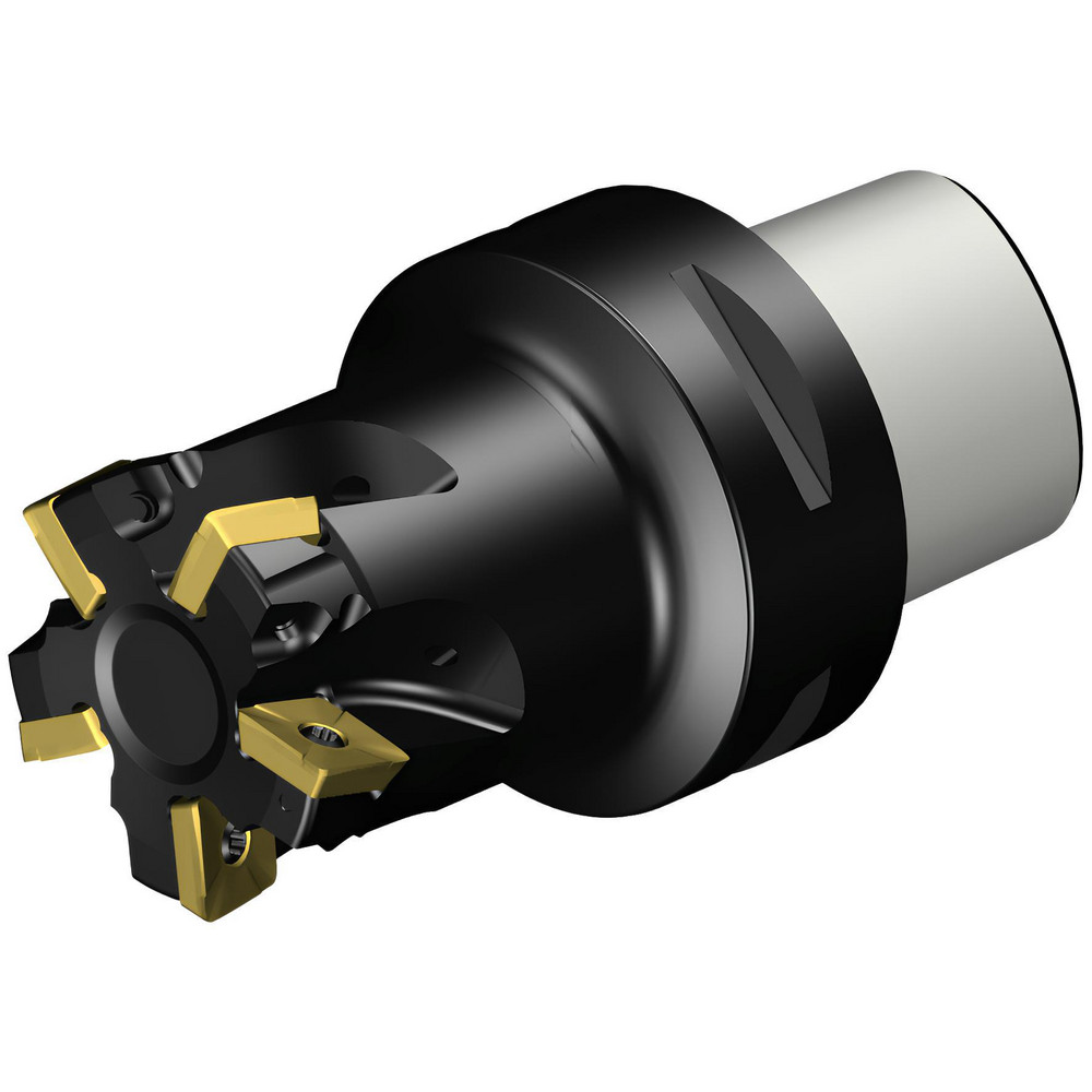 Sandvik Coromant 80mm Cut Dia, 63mm Arbor Hole Dia, 10mm Max Depth, Indexable Square-Shoulder Face Mill - 5829352