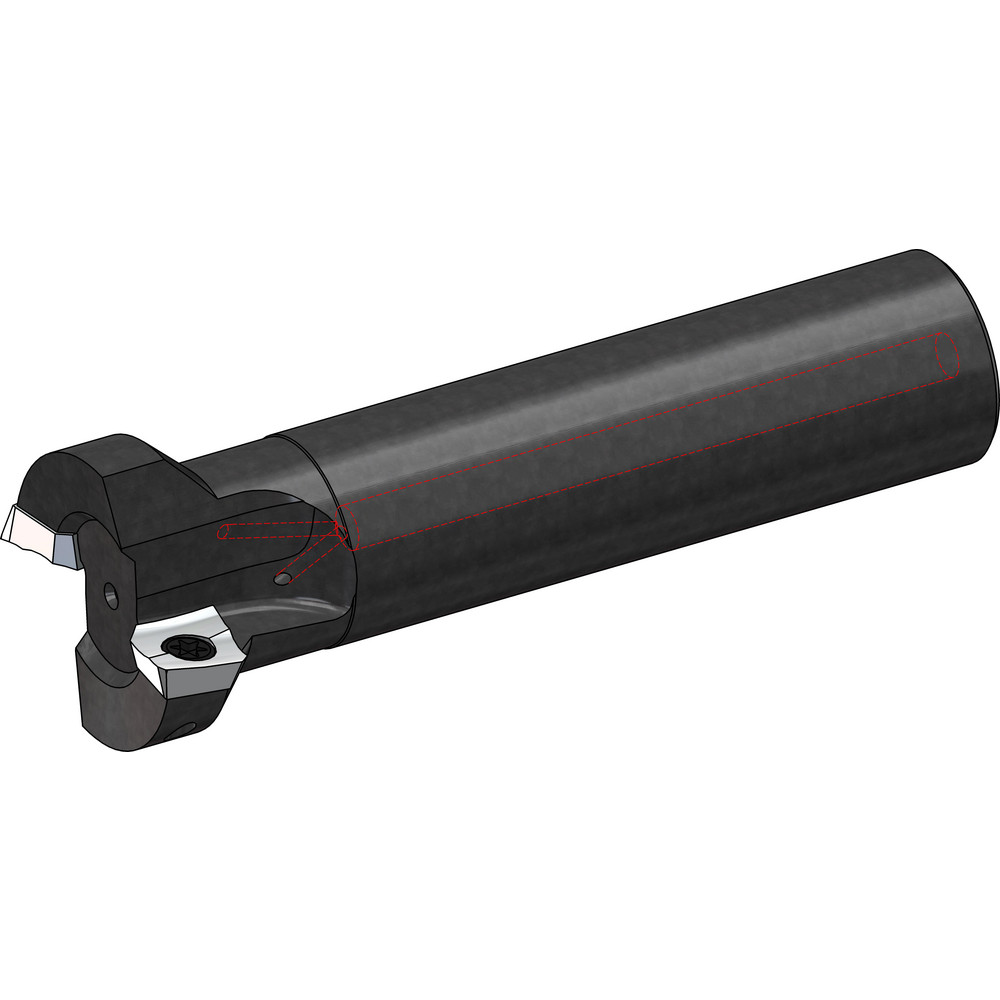 A.B. Tools Indexable High-Feed End Mill: 1-1/2X1X3/8X1-1/2", Cylindrical Shank - SH150-1
