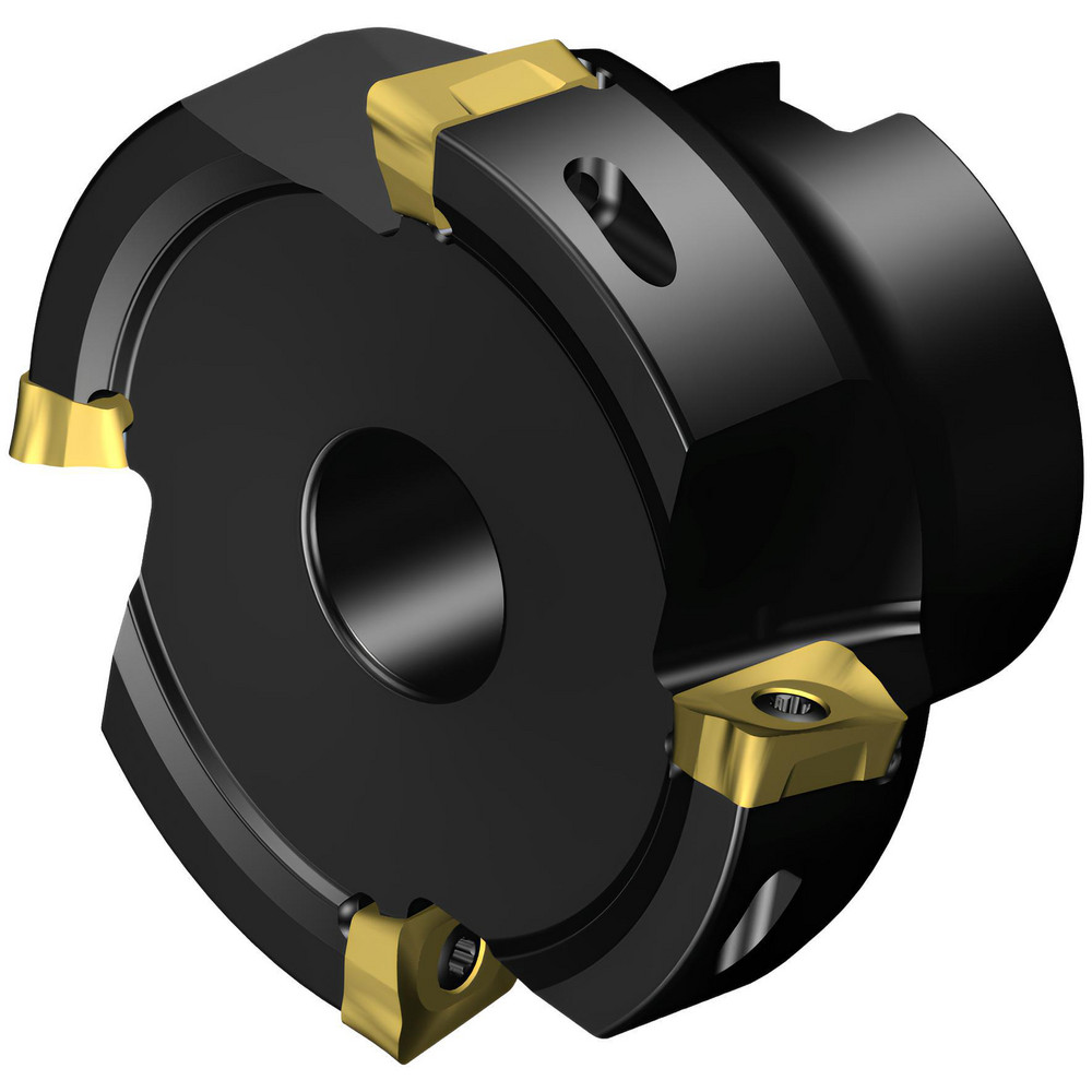Sandvik Coromant 80mm Cut Dia, 27mm Arbor Hole Dia, 15.4mm Max Depth, Indexable Square-Shoulder Face Mill - 5745536