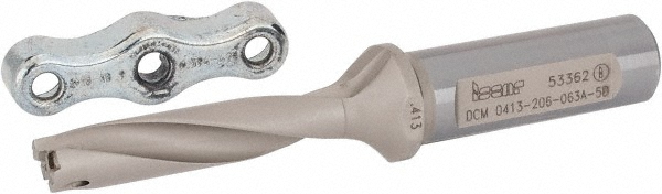 Iscar Indexable Square-Shoulder End Mill: T490LNKD1.5182W12513, 1-1/2" Cut Dia, 1.89" Max Depth of Cut, 1-1/4" Dia Cylindrical Shank - 3105075