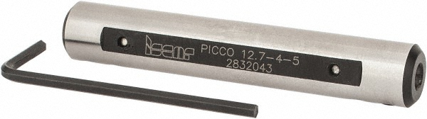 Iscar Indexable Square-Shoulder End Mill: HM390ETPD1.003W.7510, 1" Cut Dia, 0.315" Max Depth of Cut, 3/4" Dia Weldon Flat Shank - 3106999