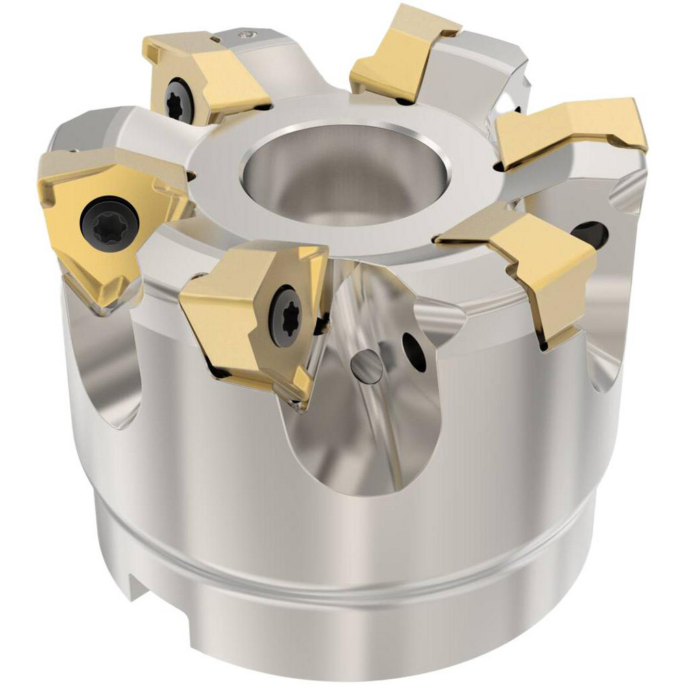 Seco 2-1/2" Cut Dia, 1" Arbor Hole, 6.96mm Max Depth of Cut, 92° Indexable Chamfer & Angle Face Mill - 03058349