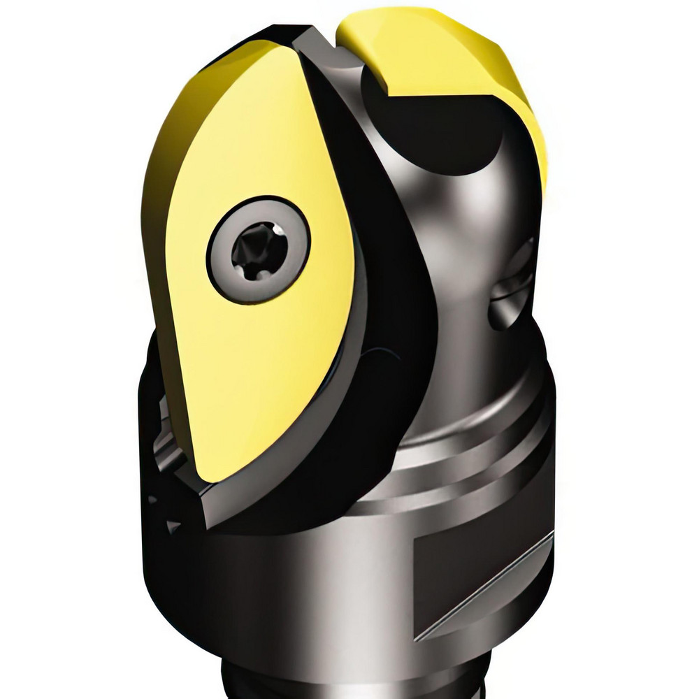 Sandvik Coromant Indexable Ball Nose End Mill: 3/8" Cut Dia, Steel, 1.2284" OAL - 6550052