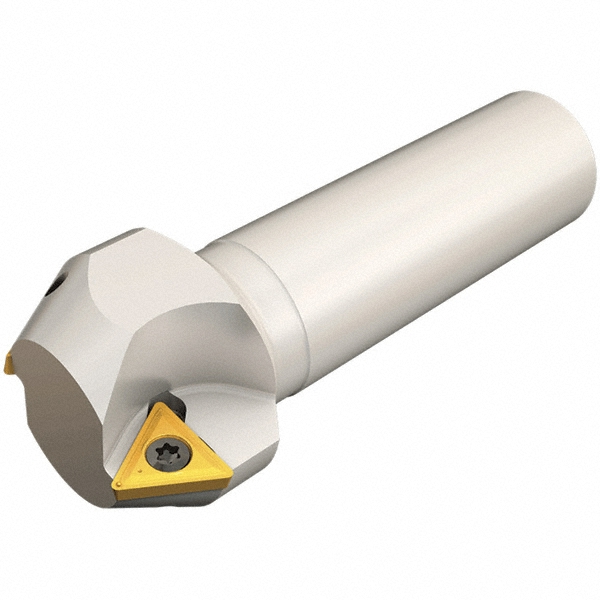 Iscar 60° Lead Angle, 12mm to 17.5mm Cut Dia, 12mm Shank Dia, Indexable & Chamfer End Mill - 3106171