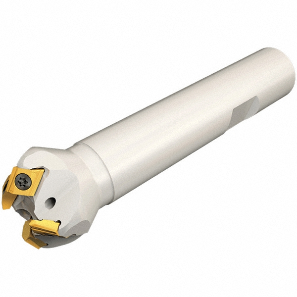 Iscar 60° Lead Angle, 12mm to 17.5mm Cut Dia, 12mm Shank Dia, Indexable & Chamfer End Mill - 3106171