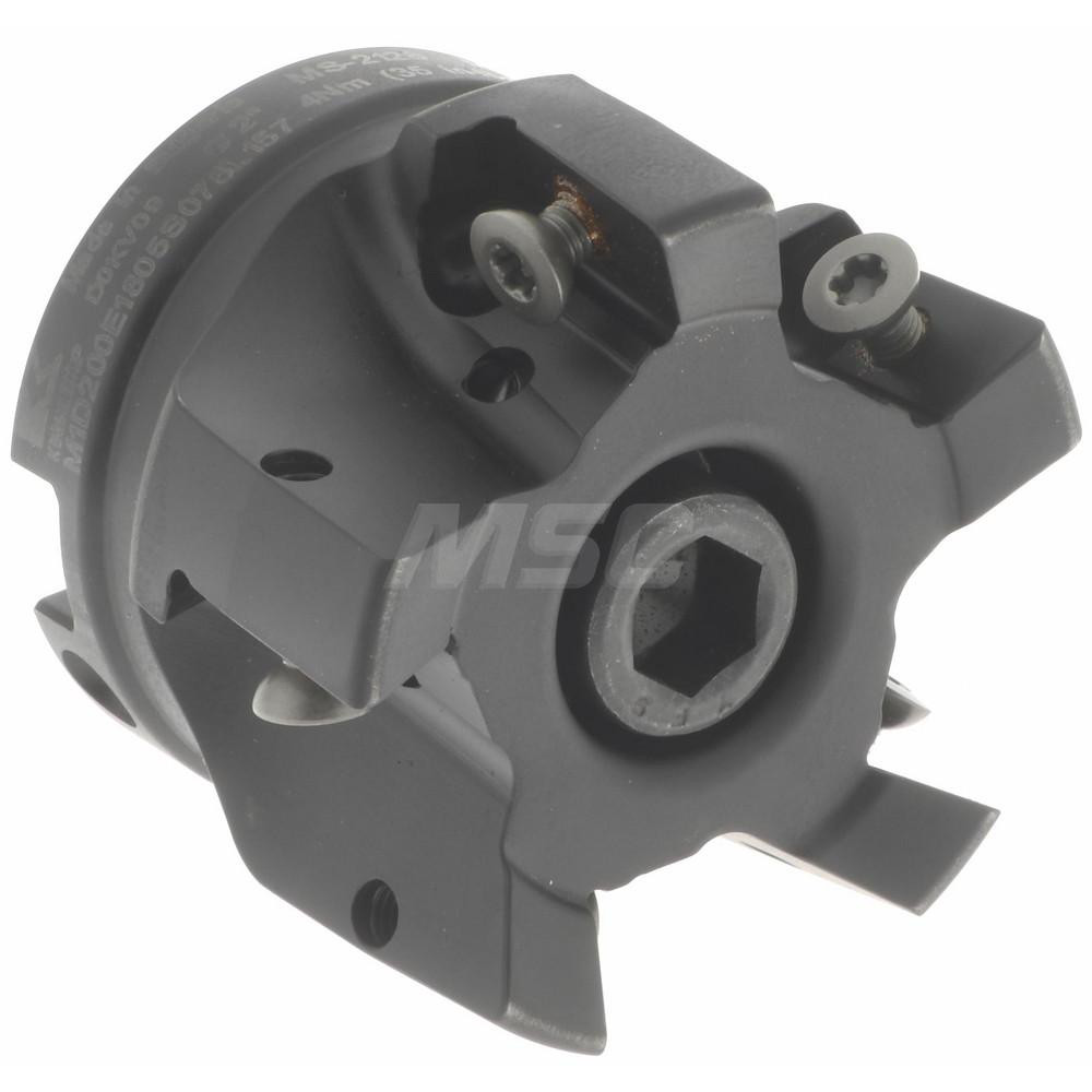 Kennametal 2" Cut Dia, 3/4" Arbor Hole Dia, 18.03mm Max Depth, Indexable Square-Shoulder Face Mill - 2267650