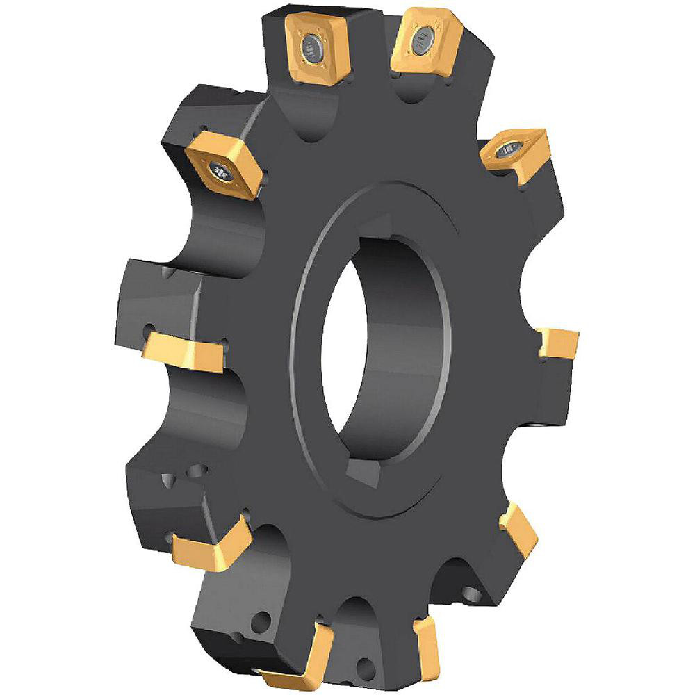 Iscar Indexable Slotting Cutter: 3/4" Cutting Width, 8" Cutter Dia, 2.3220" Depth of Cut, 2" Shank Dia, Neutral - 3106748