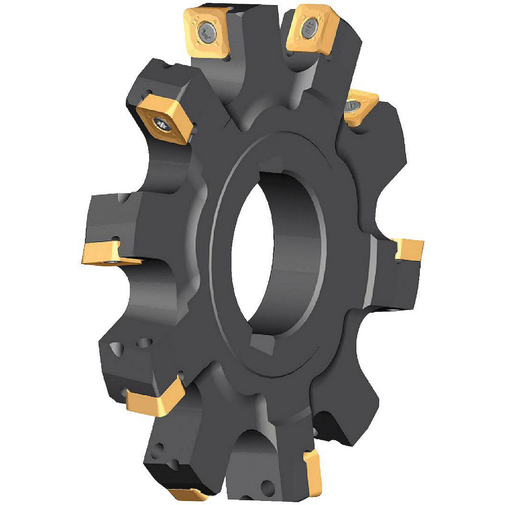 Iscar Indexable Slotting Cutter: 3/4" Cutting Width, 8" Cutter Dia, 2.3220" Depth of Cut, 2" Shank Dia, Neutral - 3106748