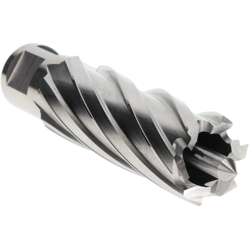 Iscar Indexable High-Feed End Mill: FF EWXD0.75-3-3, 3/4" Cut Dia, 3/4" Shank Dia, Weldon Flat Shank - 3105632