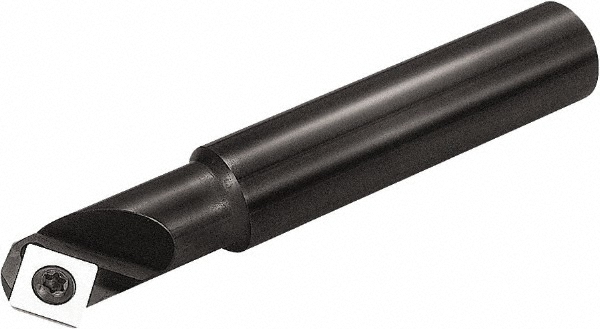 Sandvik Coromant 10° Lead Angle, 0.9844" Cut Dia, 0.7874" Shank Dia, Indexable & Chamfer End Mill - 5742335