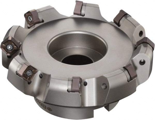 Sumitomo 6" Cut Dia, 1-1/2" Arbor Hole, 2.374" Max Depth of Cut, 90° Indexable Chamfer & Angle Face Mill - 2S00059