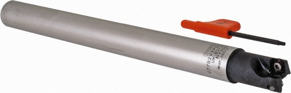 Kennametal Indexable High-Feed End Mill: C7792VXP06CA.62Z2R5.5, Straight Shank - 5667588