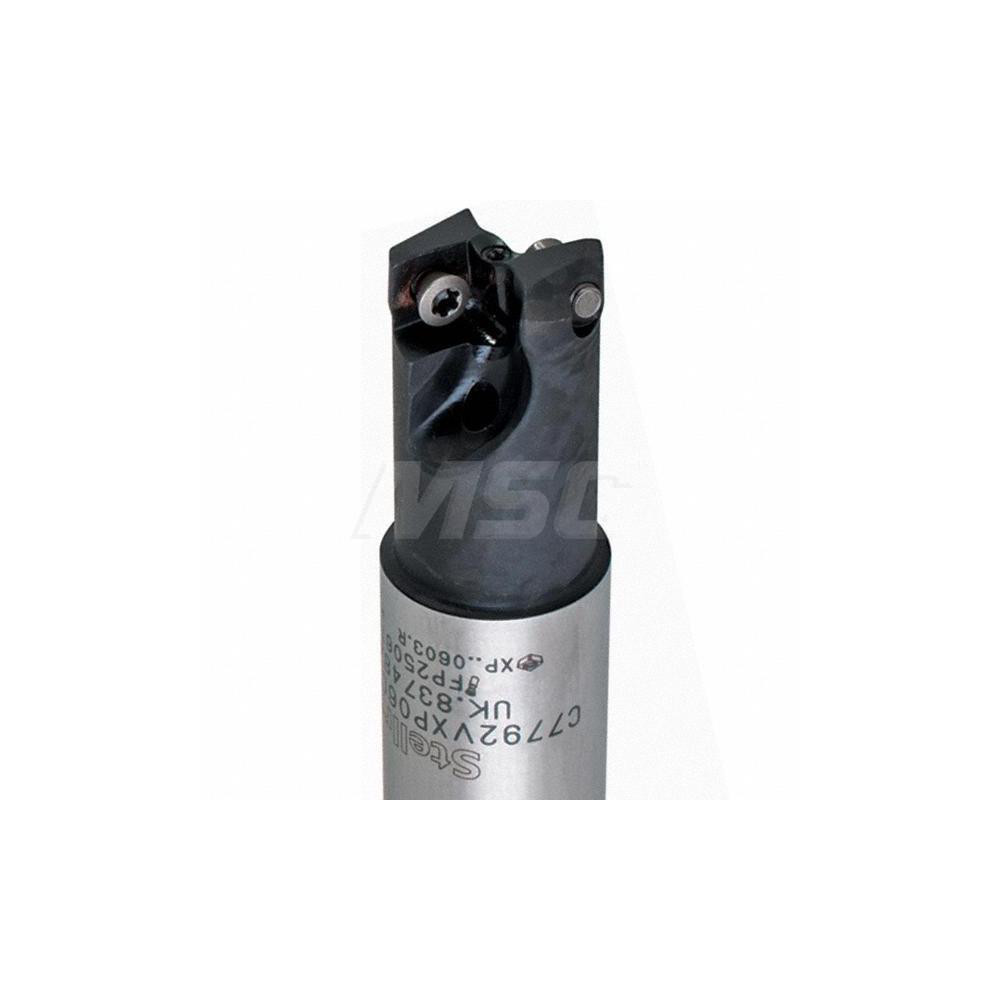 Kennametal Indexable High-Feed End Mill: C7792VXP06CA.62Z2R5.5, Straight Shank - 5667588