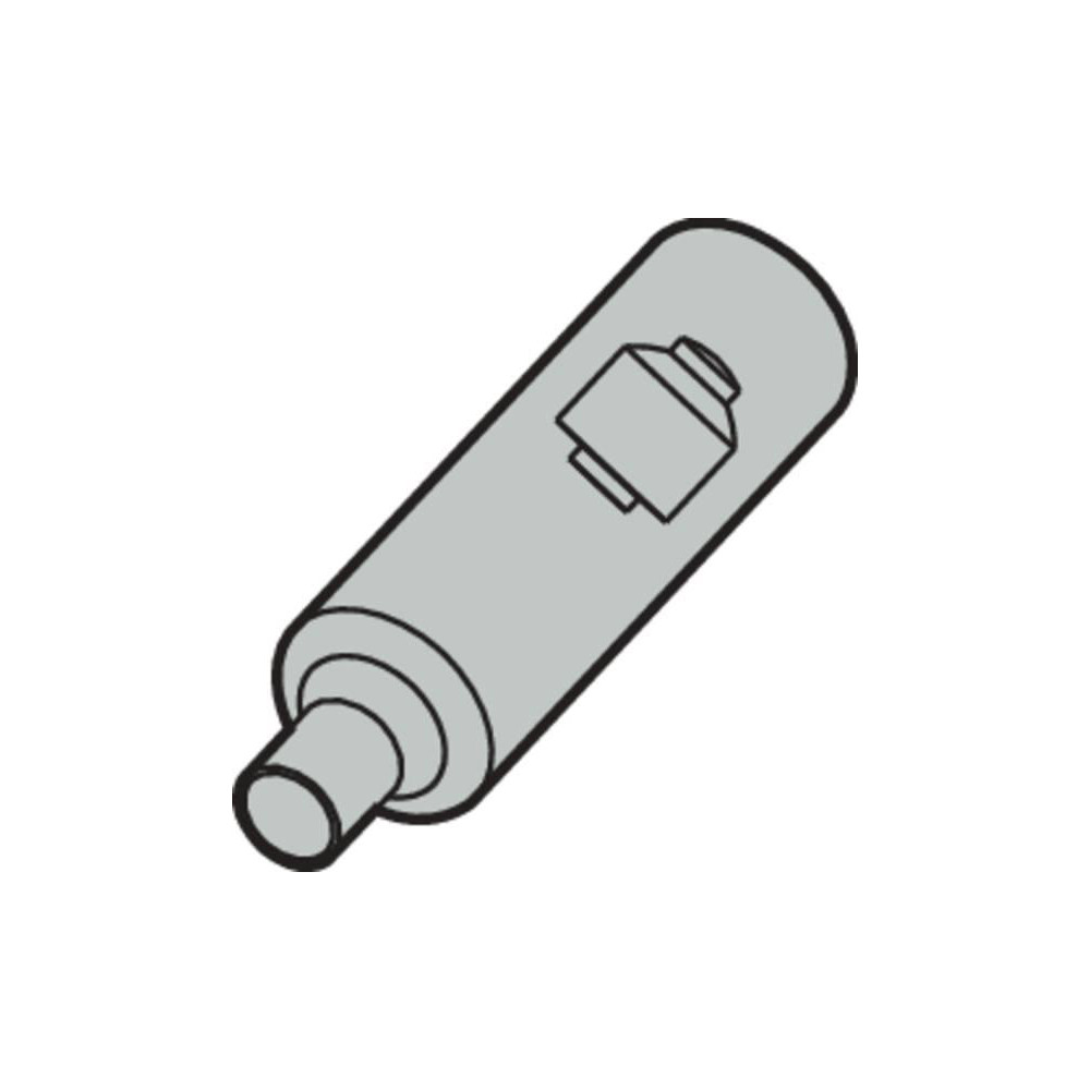 Seco Replaceable Tip Milling Shank: Series Minimaster, 25 mm Projection, 3/4" 87 ° Shank - 75015052