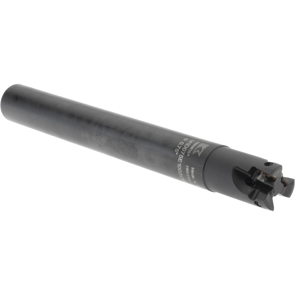Kennametal Indexable Square-Shoulder End Mill: M1D075E1003C075L670, 3/4" Cut Dia, 0.398" Max Depth of Cut, 3/4" Dia Cylindrical Shank - 3742540